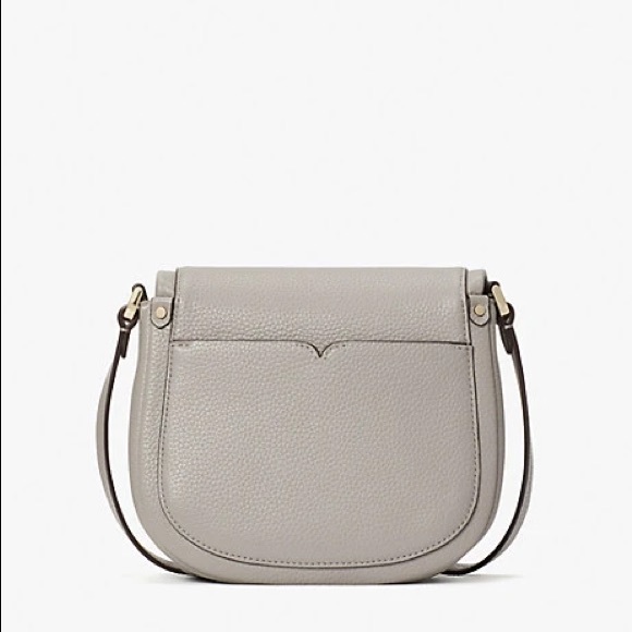 kate spade Bags Roulette Small Saddle Bag In True Taupe Poshmark